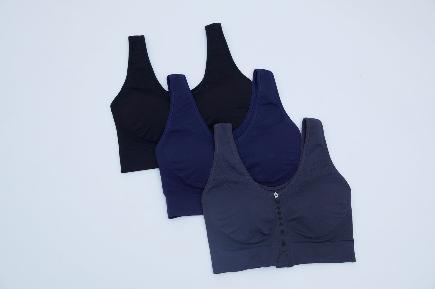 Graphene Front Closure Sports Bra, Pack of 3