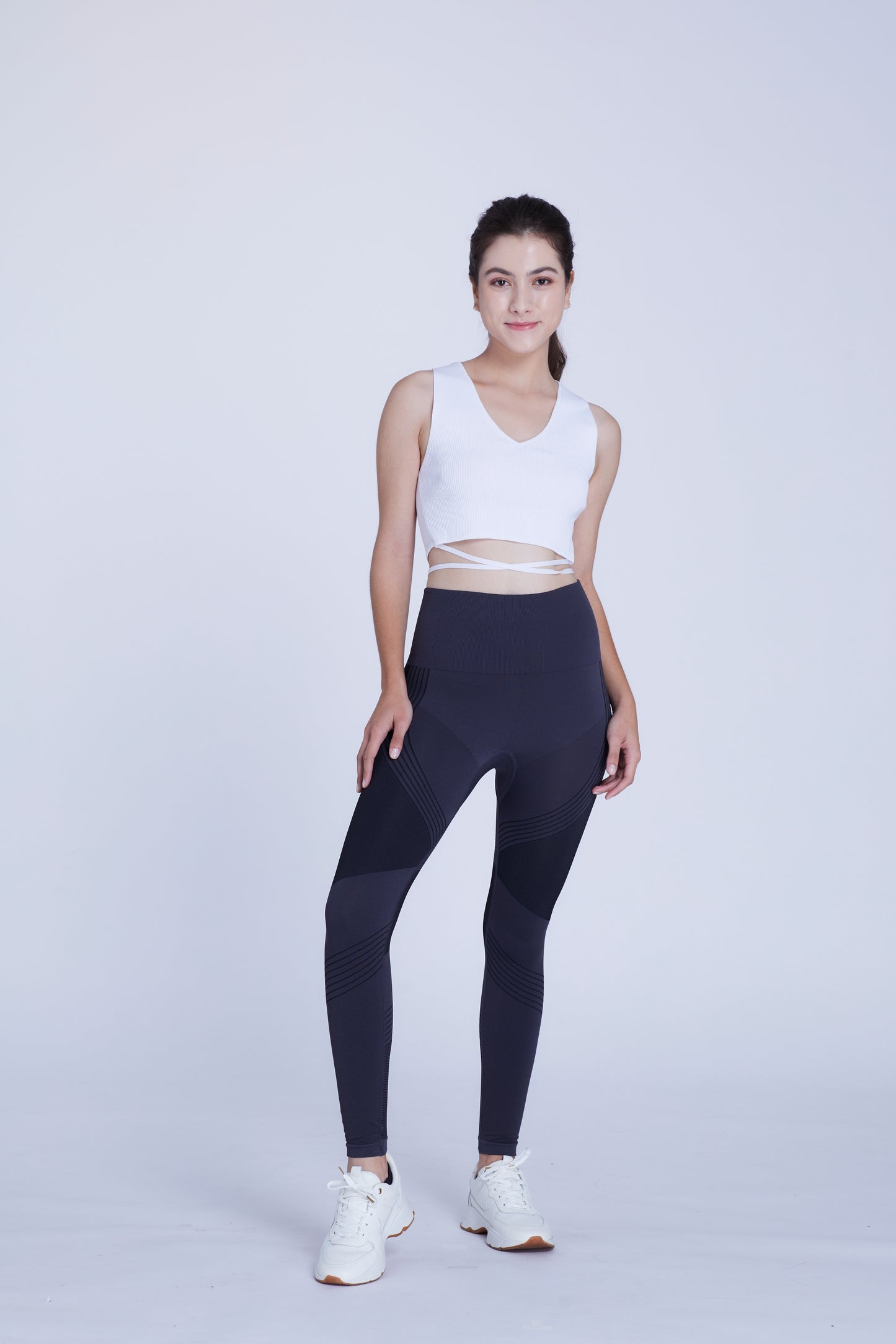 Graphene Thermo-Sculpting Legging w/ Color Contrast