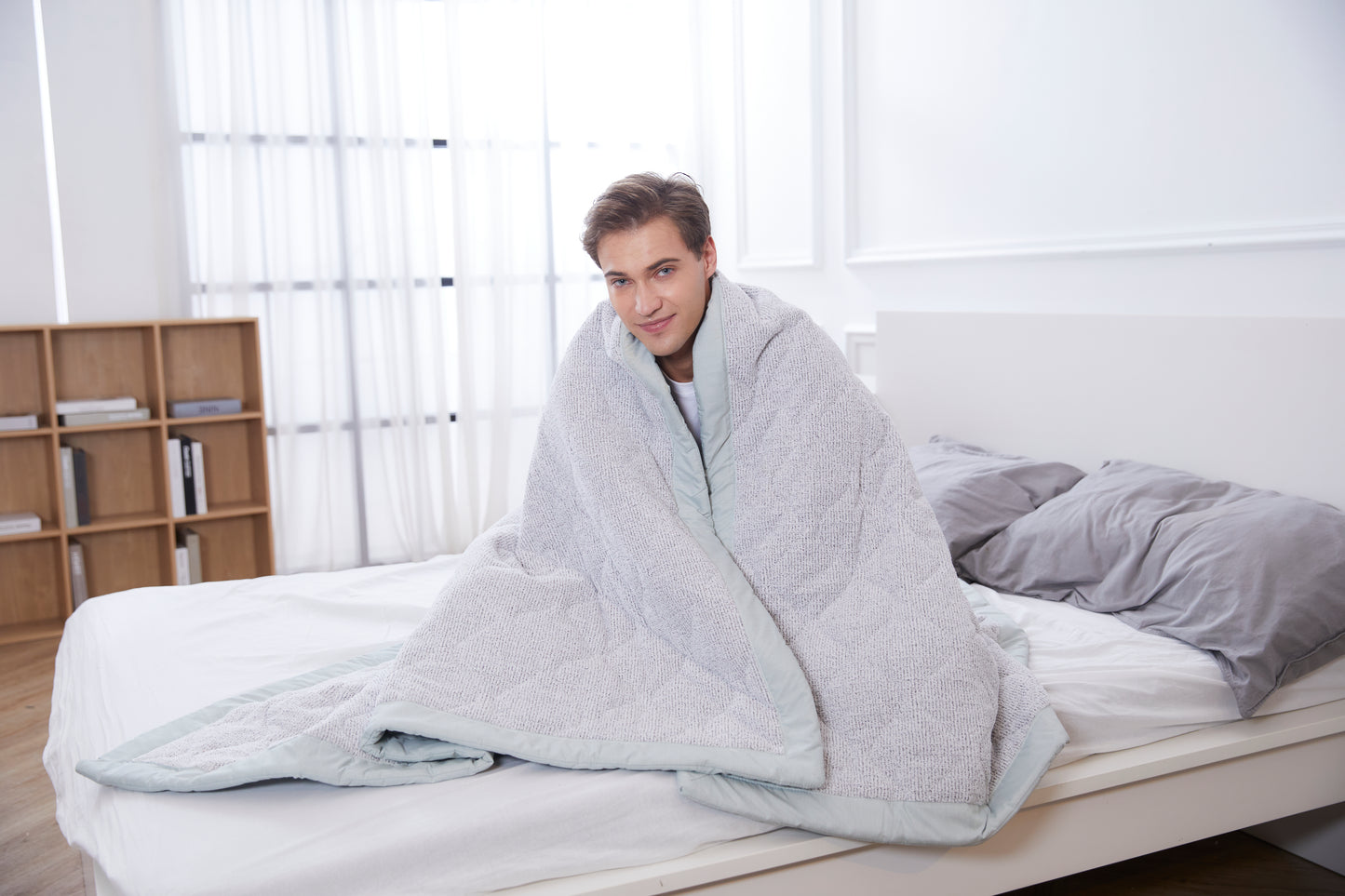 Shuman Wave Technology's graphene sleep aid blanket with reparative properties